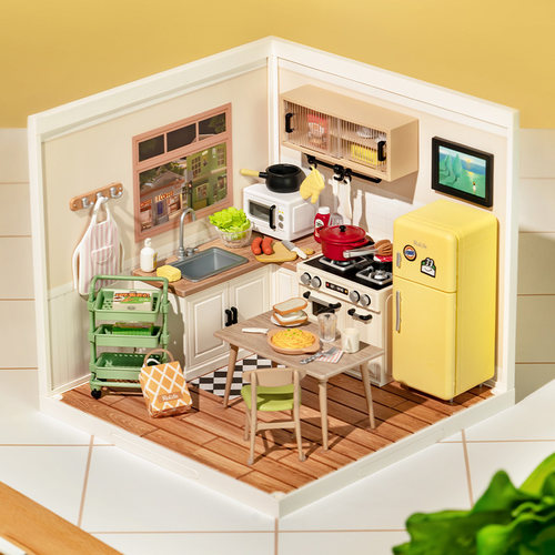 稀奇物超级世界积木仿真厨房玩具