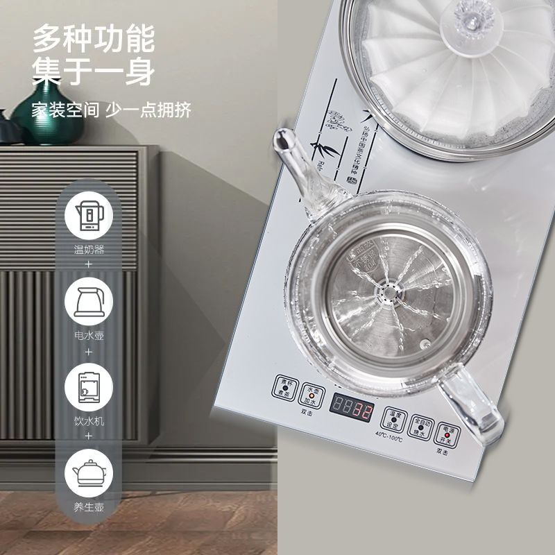 底部全自动上水烧水壶茶壶电热水壶家用一体煮茶电磁泡茶炉三合一