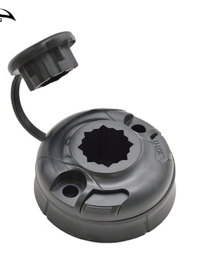 皮划艇独木舟8角通用底座船桨固定底座船用多功能支架底座KK-A44