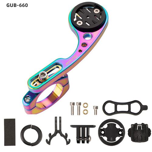 GUB 660适用佳明百锐腾WAHOO 黑鸟行者小G 铝合金码表架延长支架