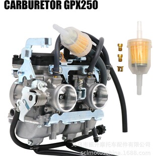 摩托车化油器 适用Kawasaki GPX250 GPX400 ZZR250 Ninja250R双缸