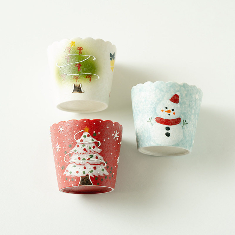 创意陶瓷缀红圣诞树纯手绘冰蓝雪人宽凌咖啡杯个人家用喝水办公杯