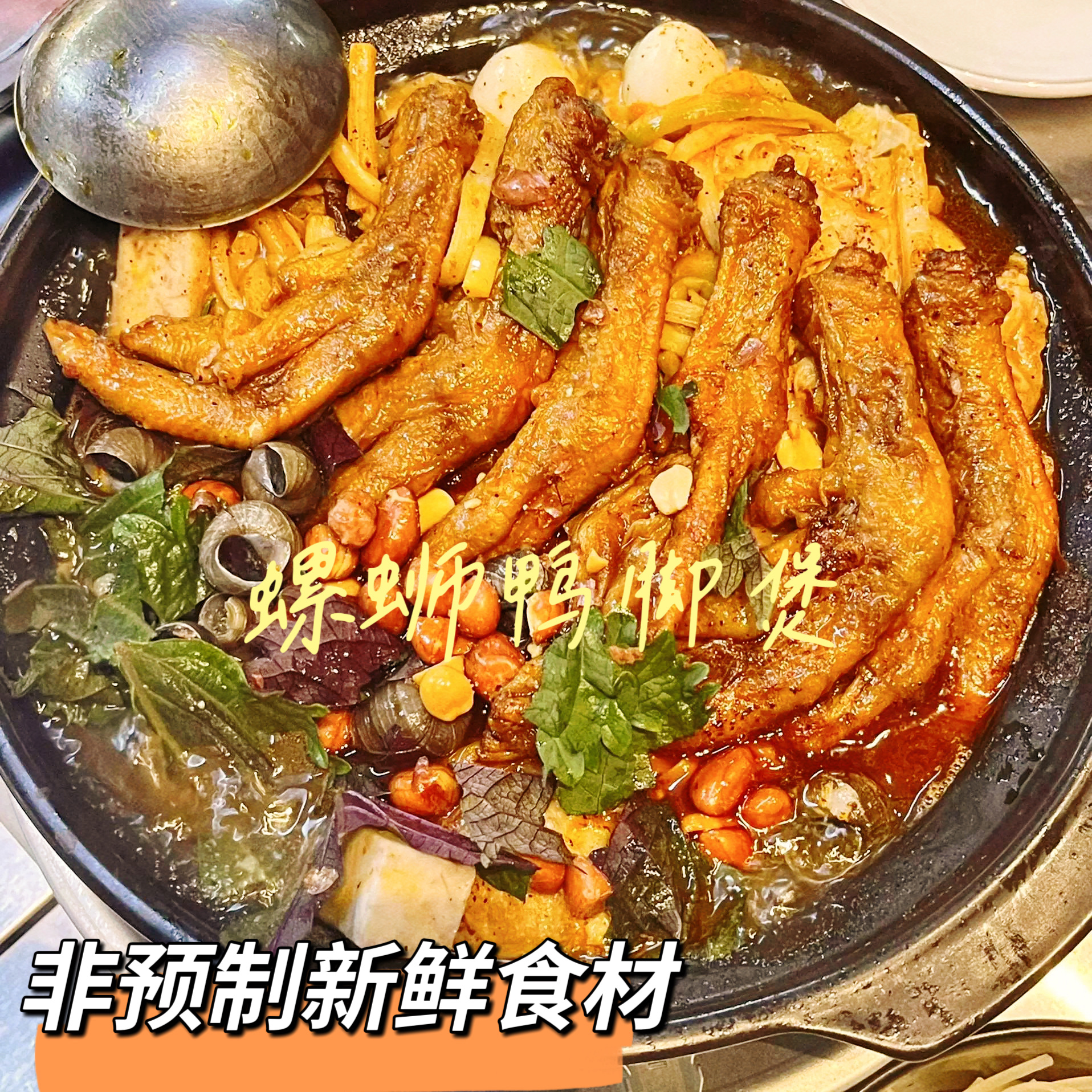 螺蛳鸭脚煲 真空包装 实体店打包冷冻发货 柳州螺蛳粉代购