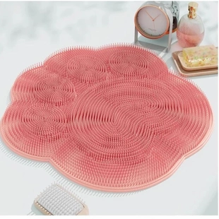 懒人搓脚垫浴室硅胶防滑按摩垫搓澡垫刷脚板脚后跟去死皮搓背神器