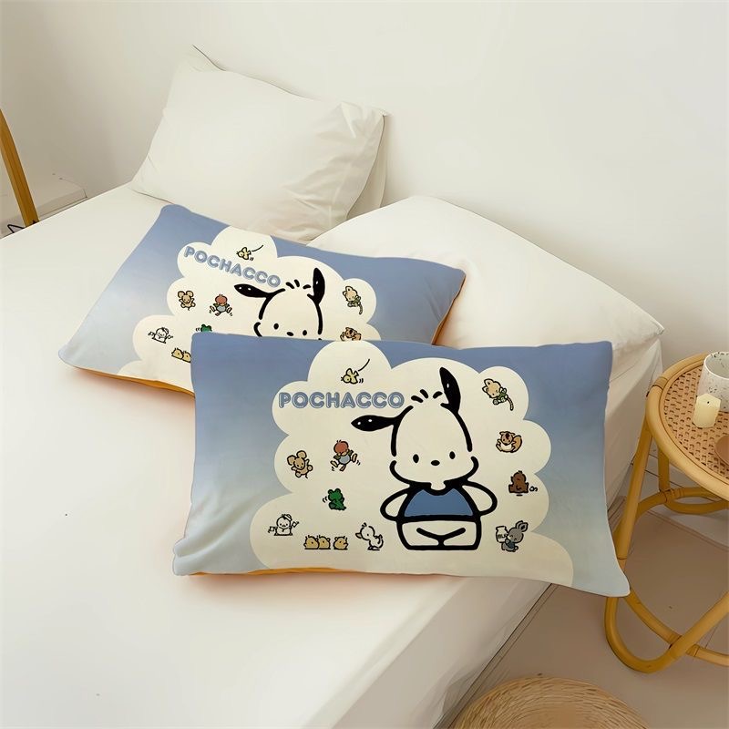 卡通可爱帕恰狗儿童双面全棉枕套