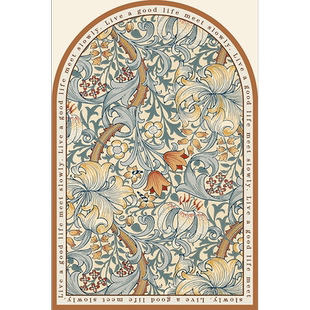 美式门帘隔断帘家用免打孔帘子卧室布艺门帘半帘卫生间隐私遮挡帘