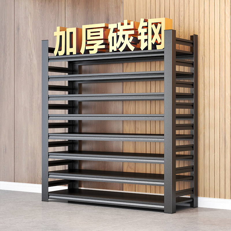 钢制鞋架家用门口多层落地置物架大容量铁艺收纳层架入户门简易鞋