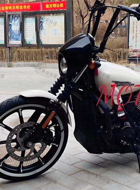 适用哈雷XG750 500 883 1200XS改装前钢圈轮圈100-90-19寸前轮毂