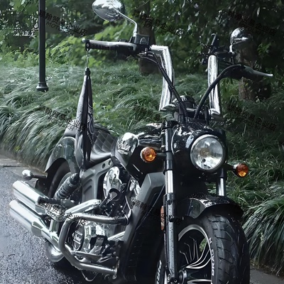 印第安侦察兵Bobber改装加高车把