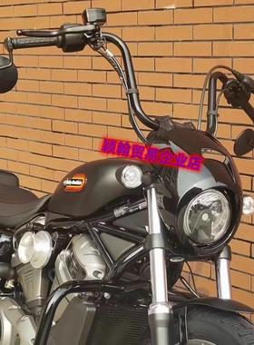 适用哈雷Nightster夜行者RH975运动者SS1250改装猿猴车把回拉高把