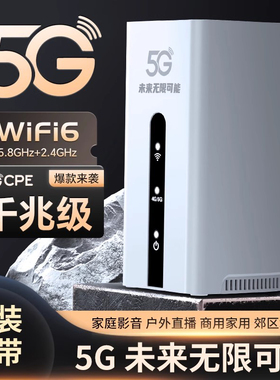 【2025新款真5G网】免插卡无线宽带路由器随身WiFi无线移动wi-fi网络官方移动流量家用宽带热点数据终端