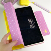 保护壳芝士星星像素风可爱3 Y型y折双面夹磁吸搭扣iPadPro11寸air4 5笔槽硬壳可拆分平板保护套