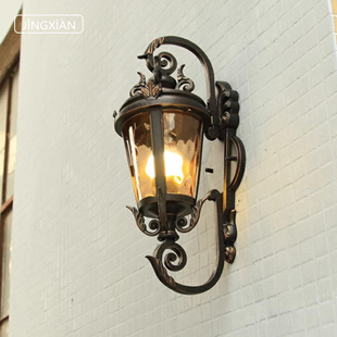 欧式室外壁灯防水别墅墙壁灯户外阳台灯走廊灯过道灯大门柱门前灯