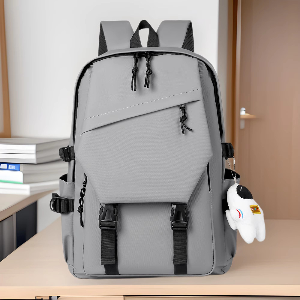 跨境日韩学生书包时尚清新文艺双肩包大容量简约休闲背包男女