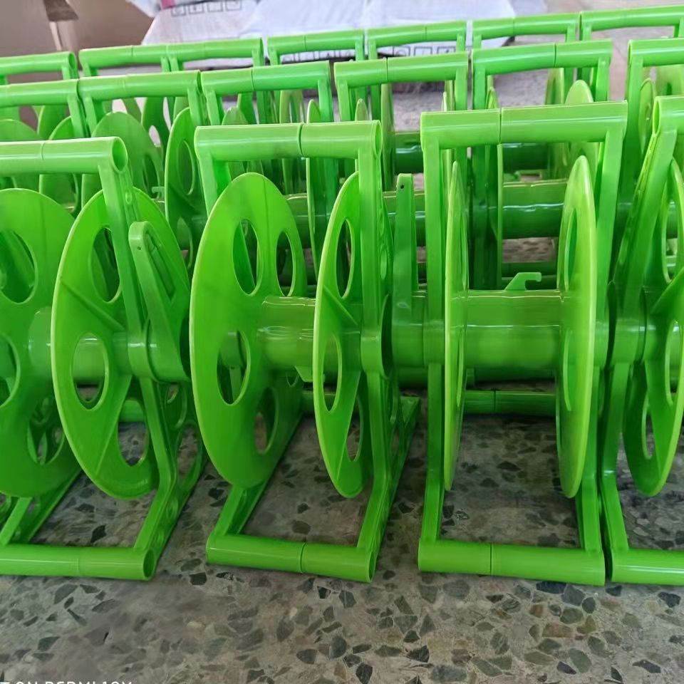 放线撒灰器卷线盘绕线盘空盘移动滚轮电线收纳盘架手摇轱辘放线器