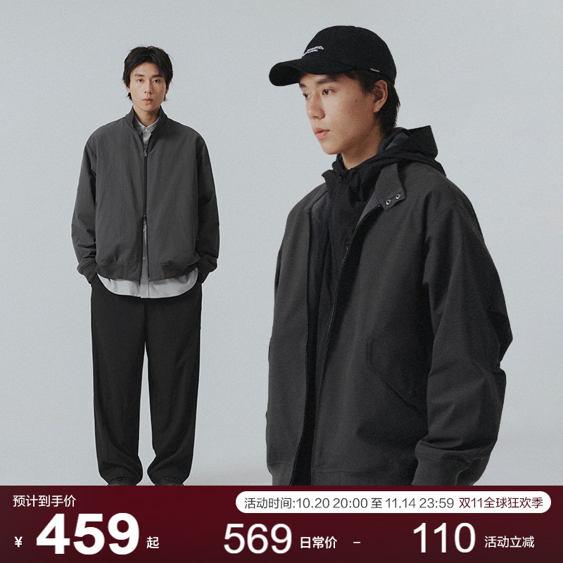 MOSEALAND立领双面穿哈灵顿夹克