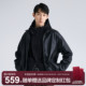 休闲防风纯色保暖简约外套哈灵顿皮男士 MOSEALAND秋季 新款 夹克