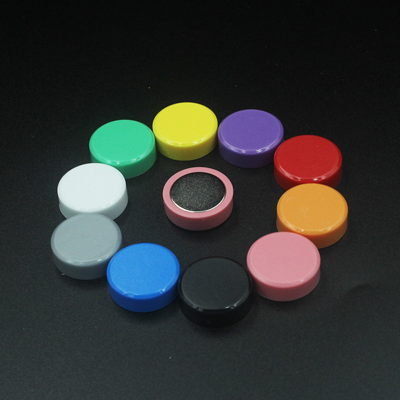 磁铁强磁 圆形 钕铁硼稀土磁钢 强力吸铁石磁粒 白板磁扣 白色d20