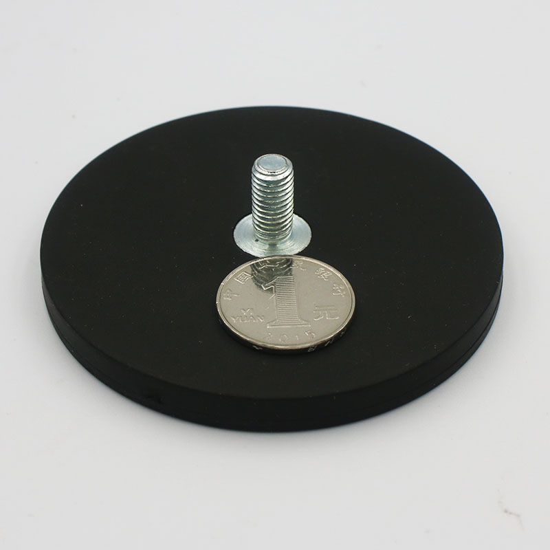 大号88毫米M8外螺纹杆底部包胶