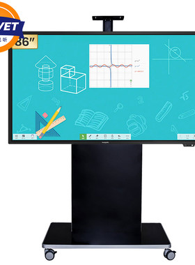 CASVET灿盛CS96电视移动支架会议白板100英寸落地挂架ideahub86