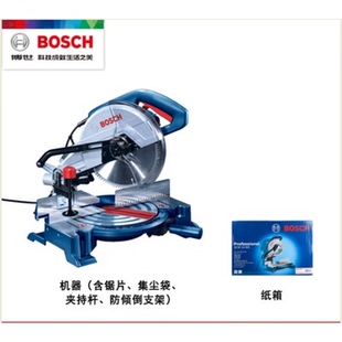博世斜切锯GCM216/GCM10MX/GCM12GDL介铝机切割机电锯家用木工锯G