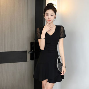 奥计按摩师工作服春秋新款包厢公主服佳丽足浴技师服桑拿潮黑色L