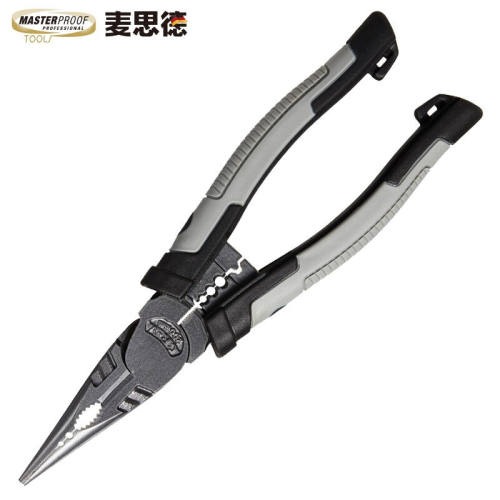 麦思德（MASTERPROOF）钳子多功能工业级带剥线压线电工钳省力克
