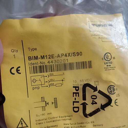 图尔克接近开关BIM-M12E-AP4X/S90 德
