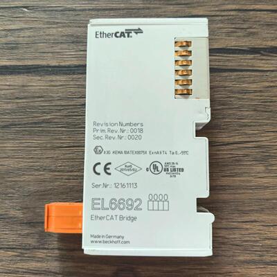 现货销售 BECKHOFF倍福 EL6692 拆机