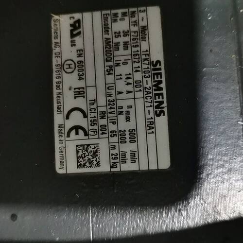 伺服电机1FK7103-2AC71-1RA1