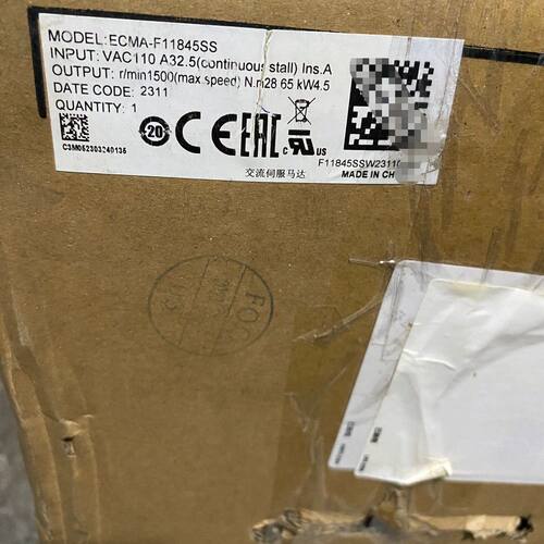 台达伺服电机 型号ECMA-F11845SS 包 序