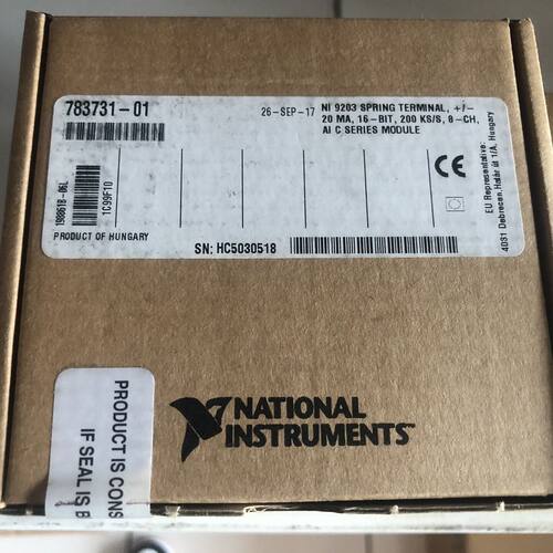 NI恩艾NI9203电流输入模块200kss±20m