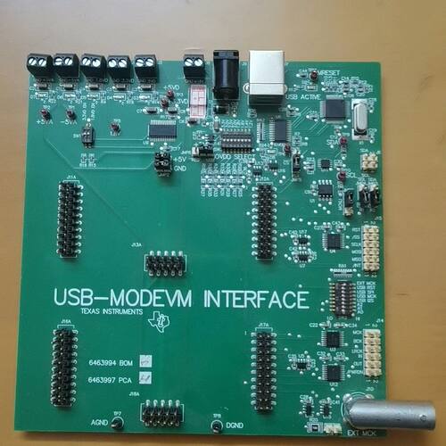 TI USB-MODEM INTERFACE开发板 板