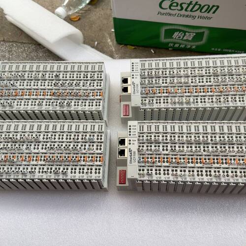拆机凌臣科技PLC总线CPU模块LC1100附带输入输出