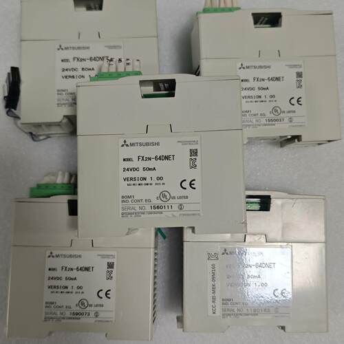 PLC模块 FX2N-64DNET  拆机件 成