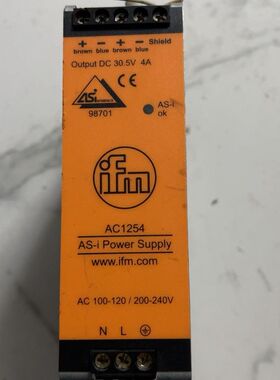 IFM易福门AC1254电源模块 拆机成色8成新 少划痕如图