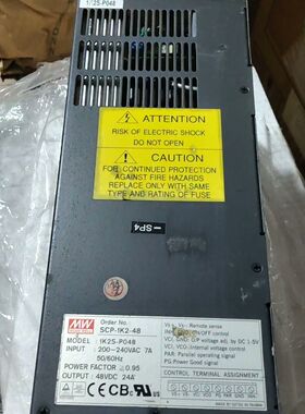 SCP-1K2-48 明纬开关电源 48VDC 24A