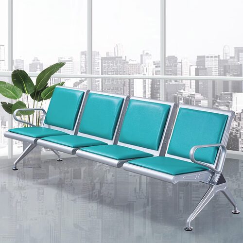 §排椅三人位不锈钢连排候诊椅输液椅等候椅加固加厚公共座椅机场