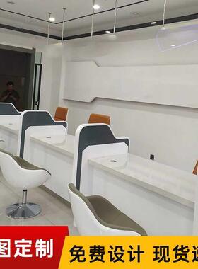 银行工位非现金柜台业务接待台金融公司签约台柜台式办公桌签约桌