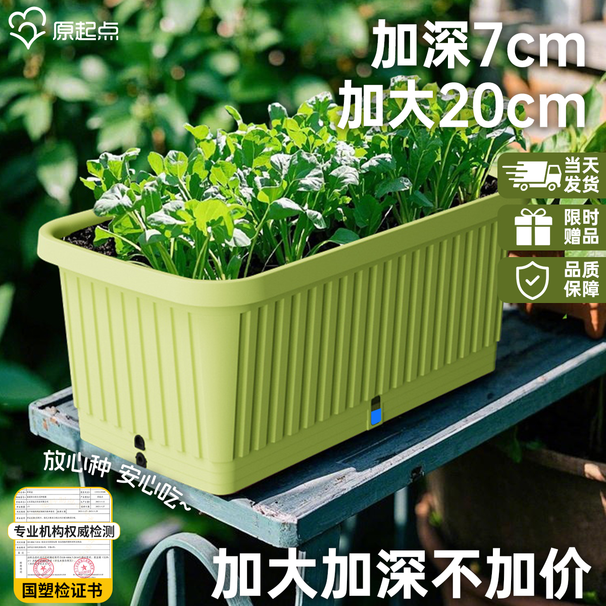 阳台种菜盆加大蔬菜水果种植盆