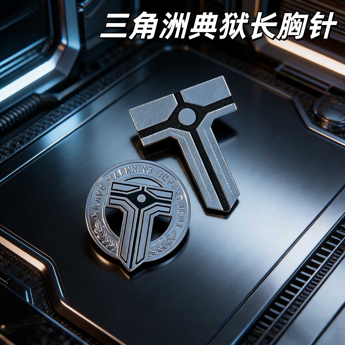 三角洲行动周边典狱长胸针面具徽章格赫罗斯信物COS道具模型礼物
