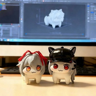 维什戴尔麦晓雯doro三角洲露娜黑天际线手办明日方舟q版礼物摆件