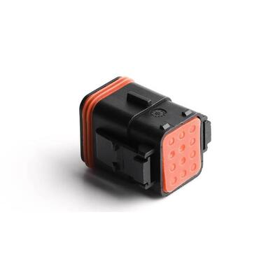 132012-009汽车连接器12芯ITT防水接插件母头 132012-008公母一套