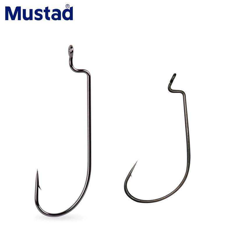 Mustad慕斯达曲柄钩宽腹窄腹路亚钩软虫钩软饵钩高强度37177NP