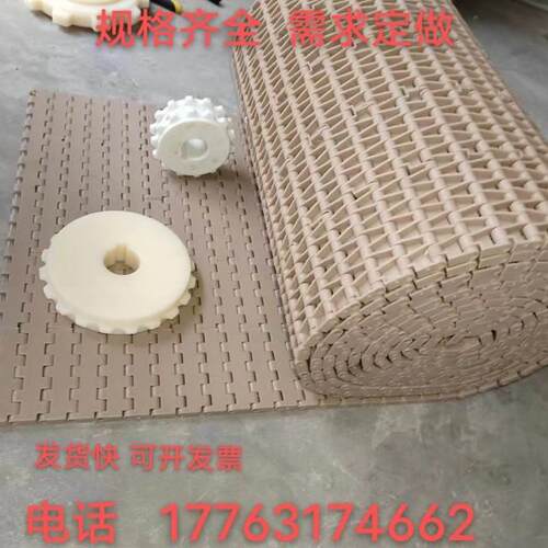 5935/5936塑料输送带网带网链传动带pp食品级挡板流水线 pom网带