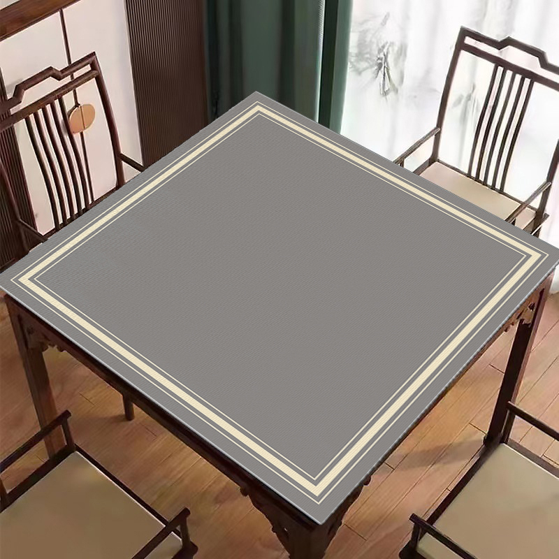 麻将桌桌布垫子正方形加厚消音手搓防滑耐磨棋牌室专用扑克桌布