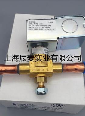 正品EMERSON艾默生电磁阀200RB5T4T焊接口200RB5T4T电磁阀线圈1/2