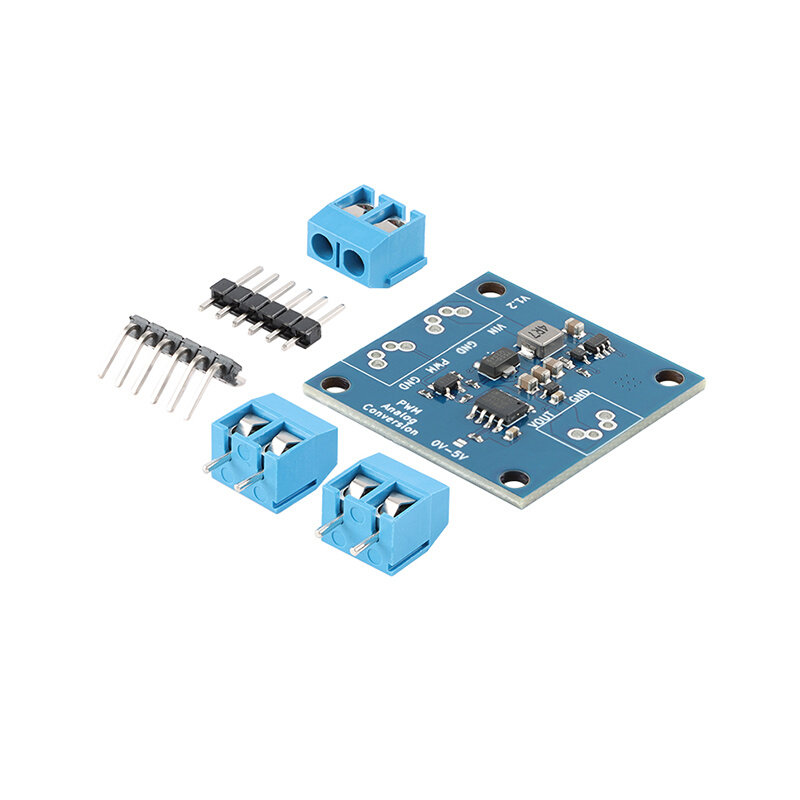原装正品 pwm信号转电压模块0-100%占空比转0-5v/0-10v输出