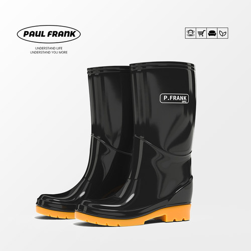 大嘴猴paulfrank高筒雨鞋