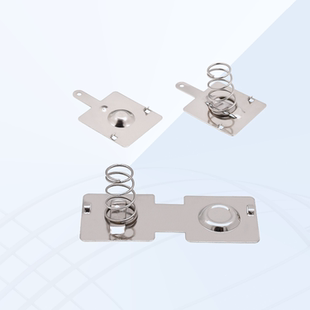 1号电池弹片弹簧喂食器电池盒遥控器接触垫片定制五金冲压工厂
